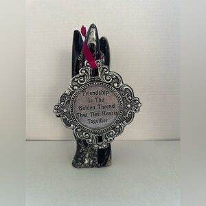 Friendship Ornament: Friendship Is The Golden Thread That Ties Hearts Together